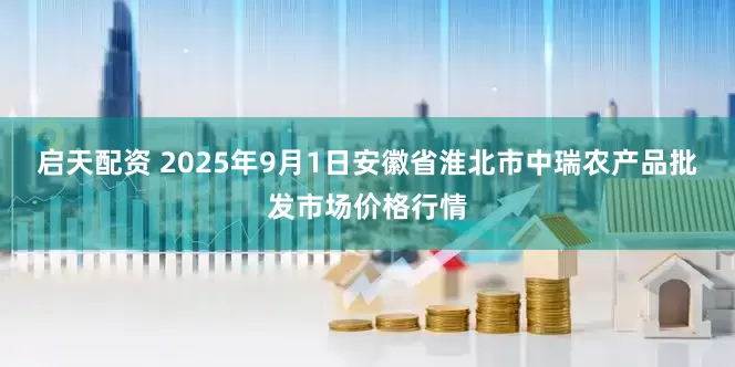 启天配资 2025年9月1日安徽省淮北市中瑞农产品批发市场价格行情